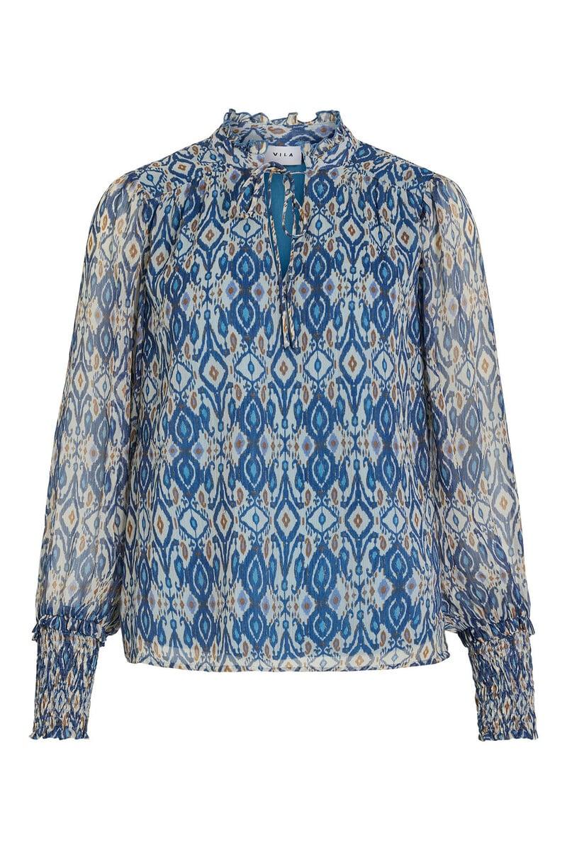 Cortefiel Blusa manga larga estampada