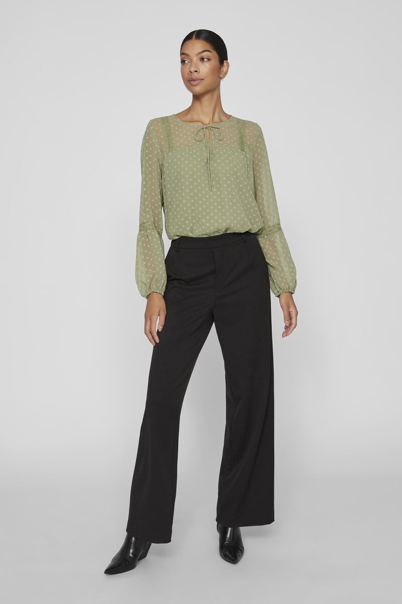 Cortefiel Blusa manga larga plumeti