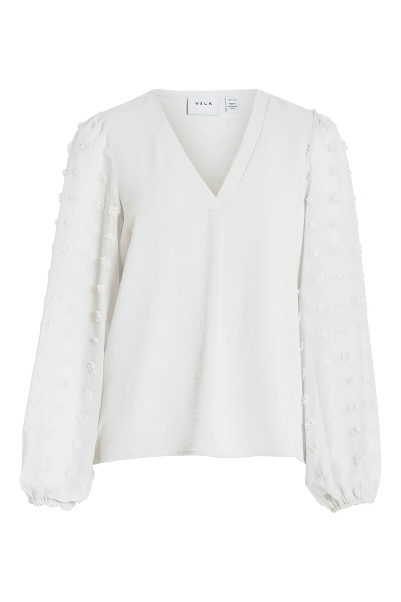 Cortefiel Blusa mangas plumeti