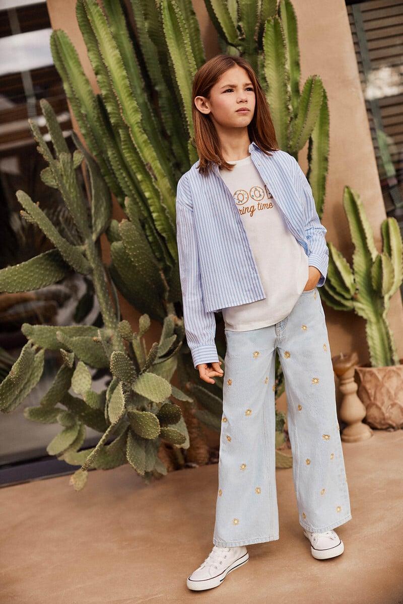 Cortefiel Blusa Oxford Niña