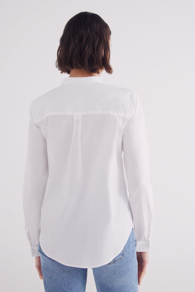 Cortefiel Blusa Pintucks