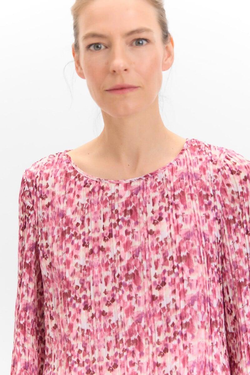 Cortefiel Blusa Plisada Combinada