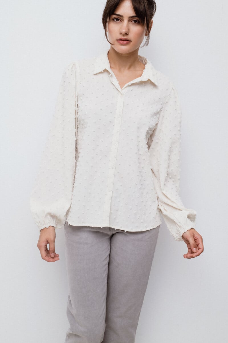 Cortefiel Blusa Plumeti