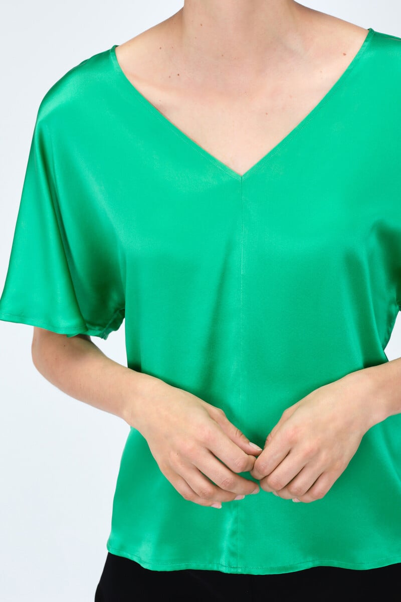 Cortefiel Blusa Seda