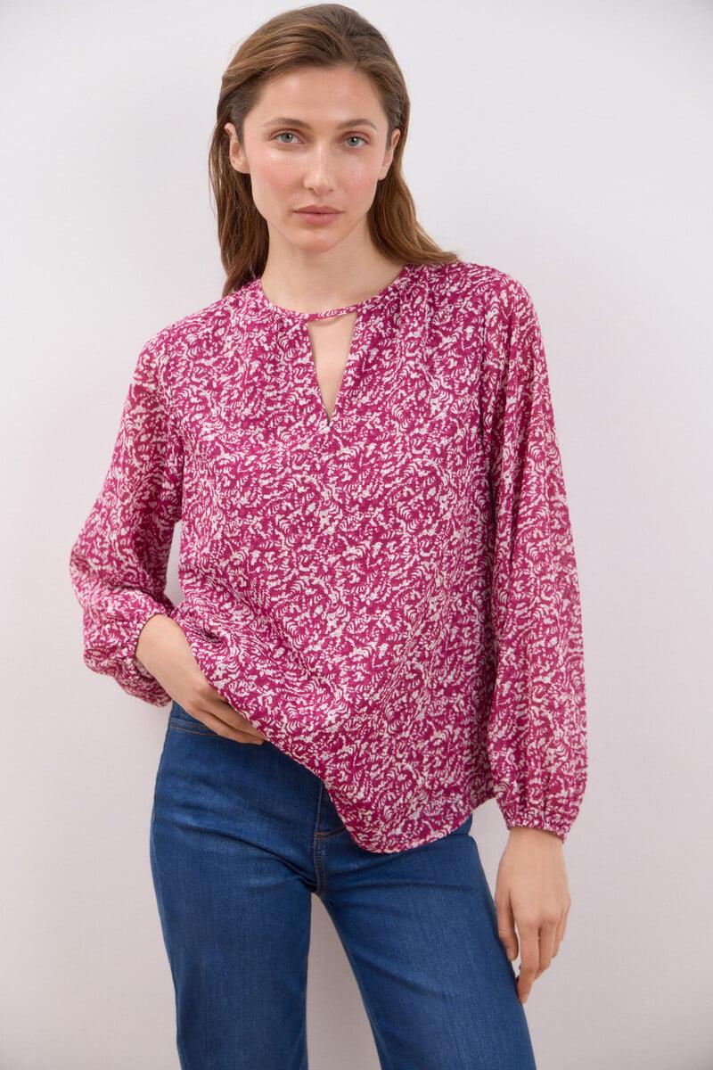 Cortefiel Blusa tejido textura