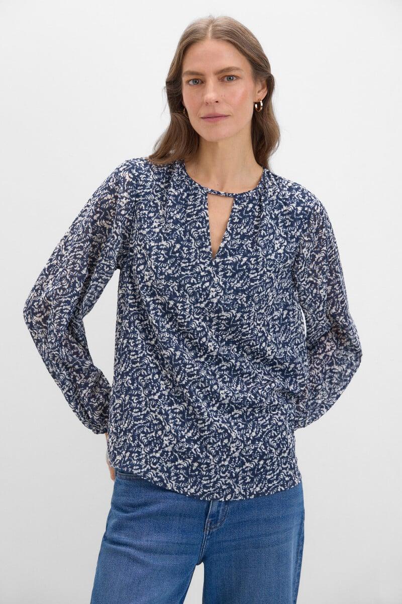 Cortefiel Blusa tejido textura