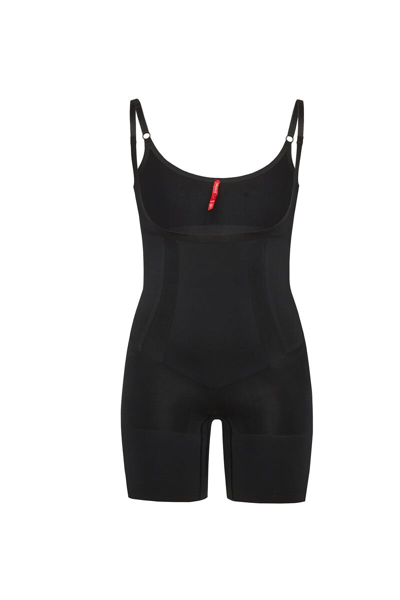 Cortefiel Body Reductor Escote Negro Spanx