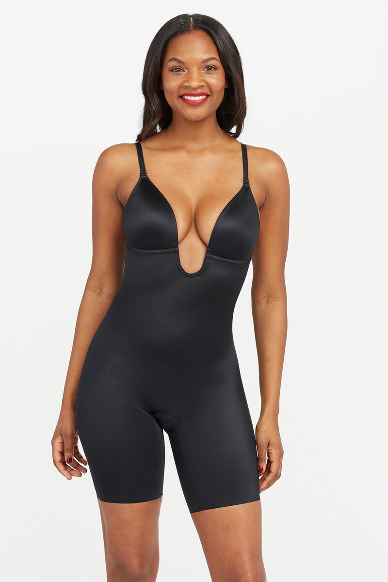Cortefiel Body Reductor Escote U Negro Spanx