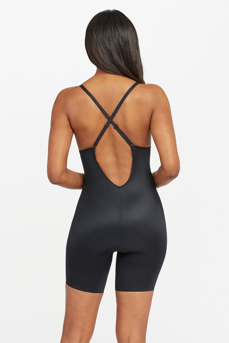 Cortefiel Body Reductor Escote U Negro Spanx