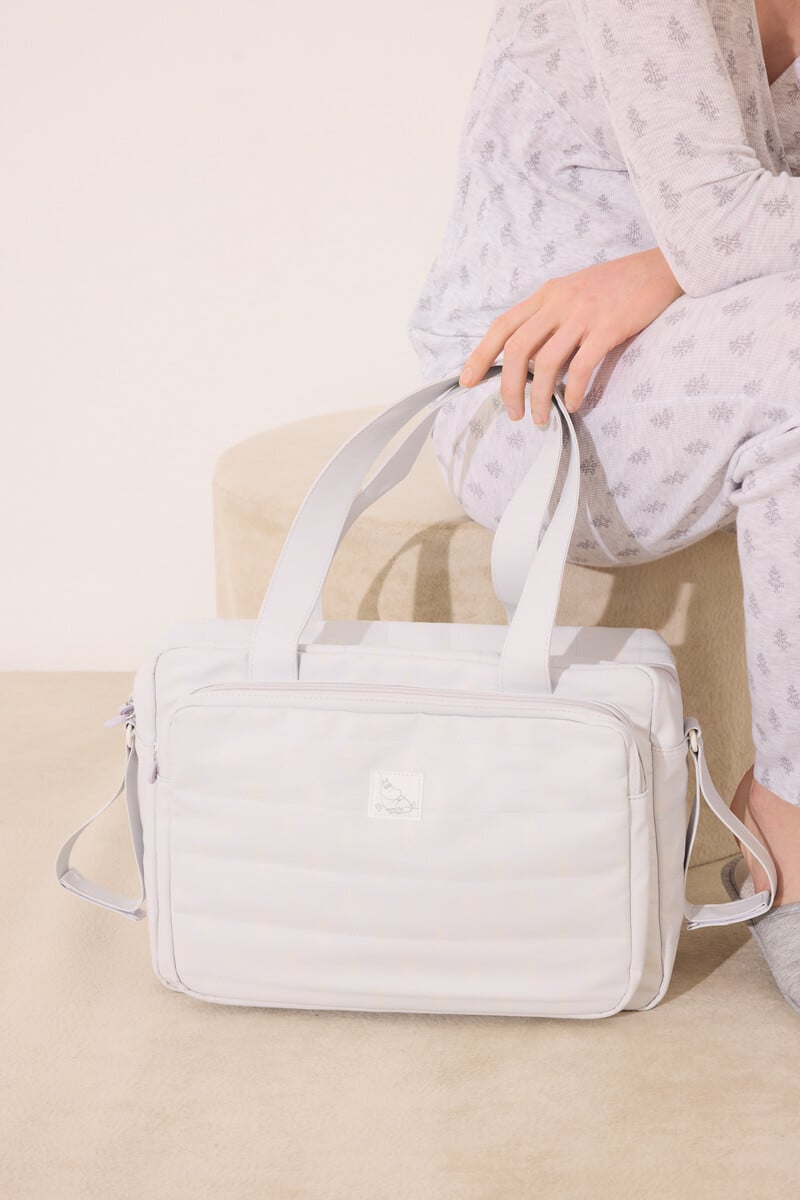 Cortefiel Bolsa "maternity" gris Moomin