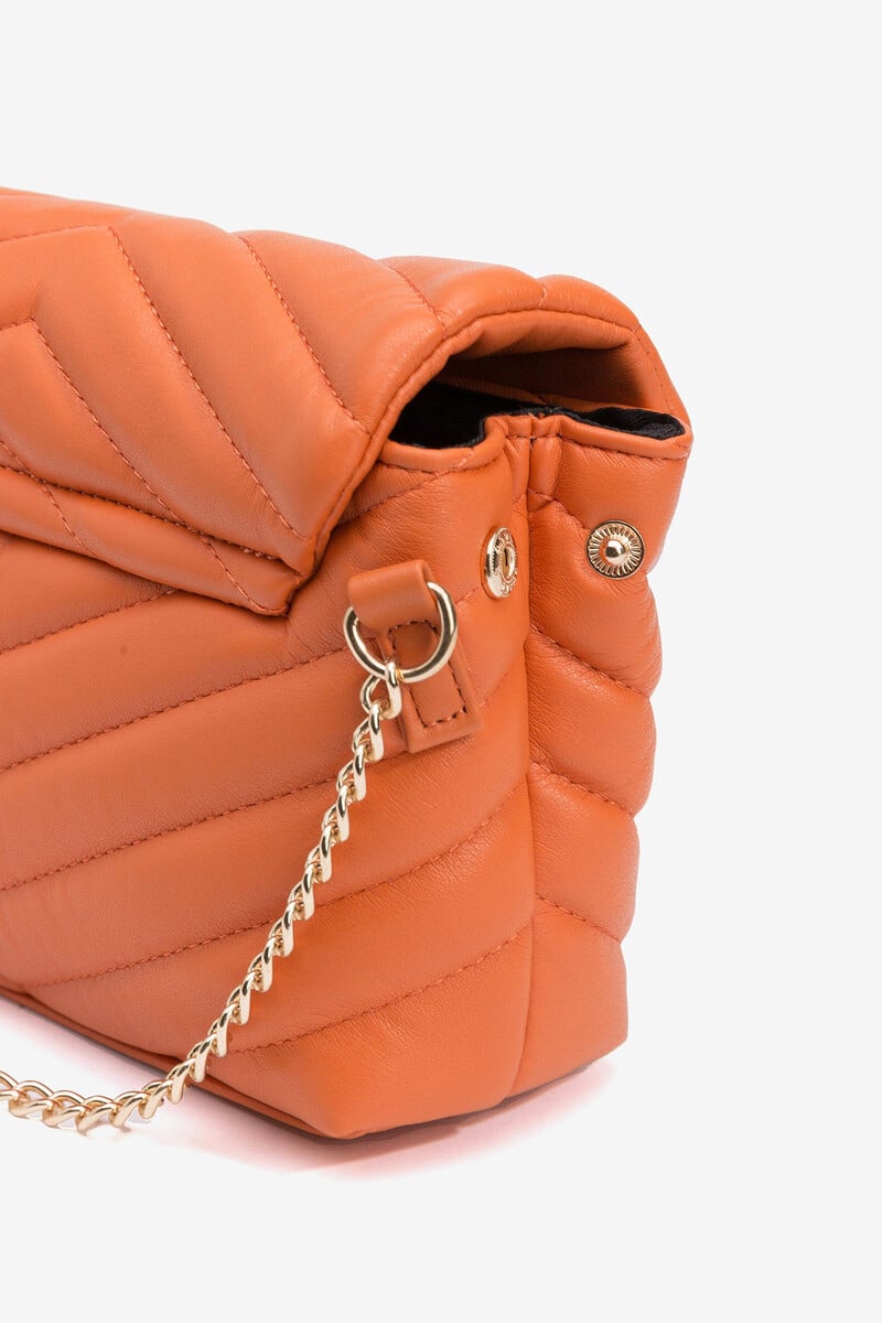 Cortefiel Bolso Bandolera Acolchado Con Solapa