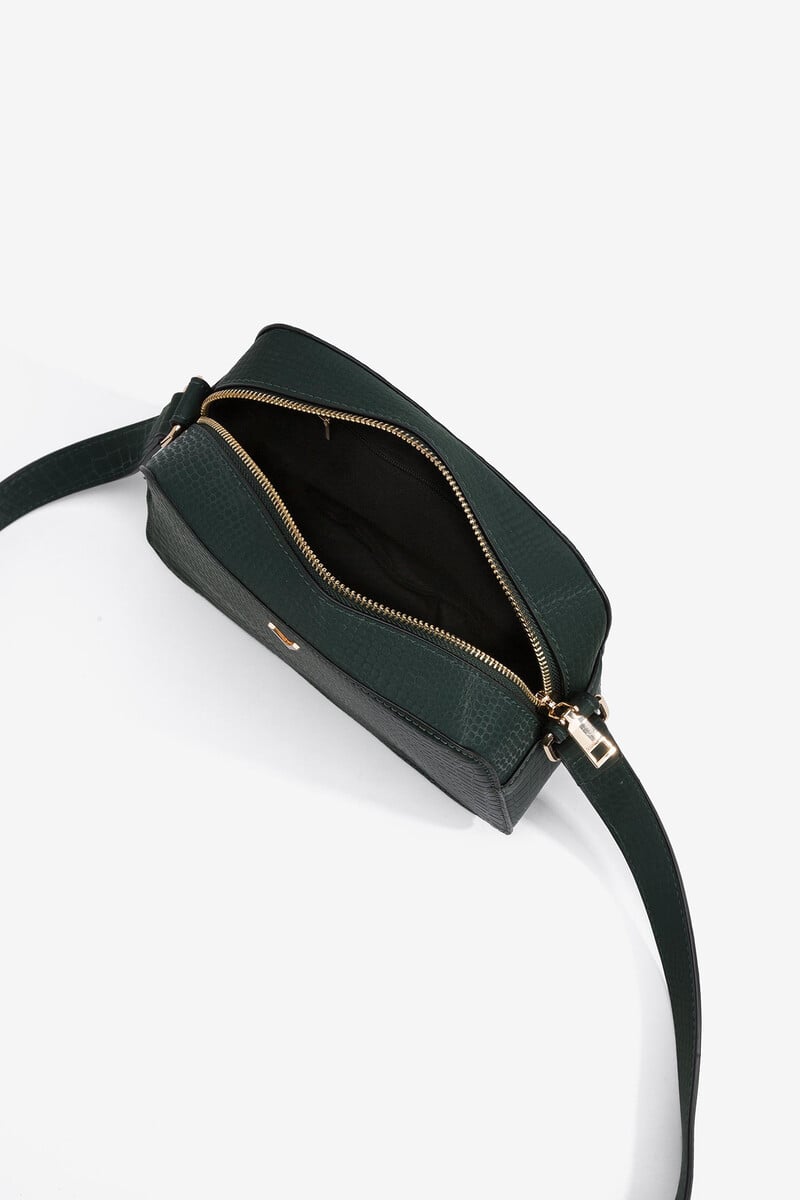 Cortefiel Bolso Bandolera Efecto Cocodrilo