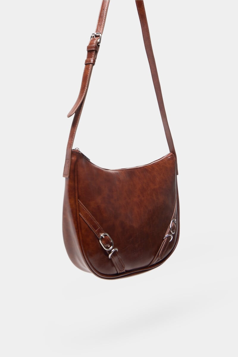 Cortefiel Bolso Bandolera Hebillas