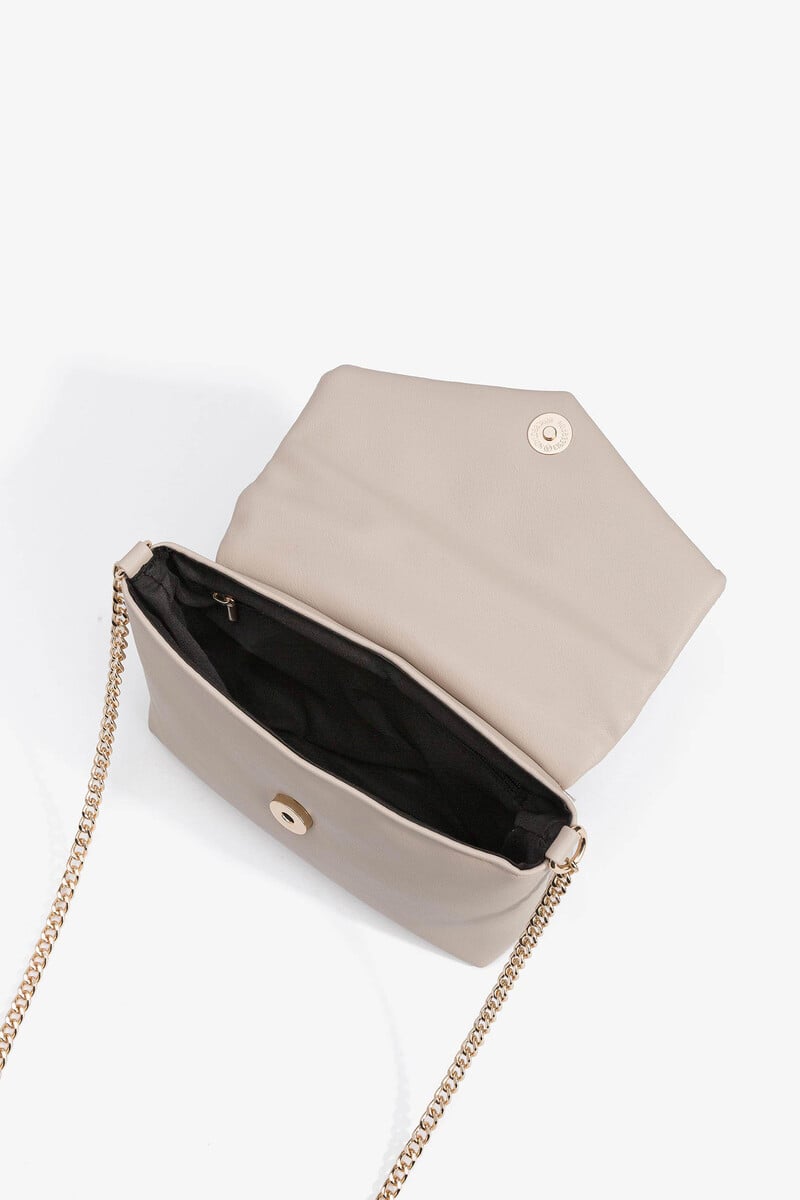 Cortefiel Bolso Bandolera Liso Acolchado