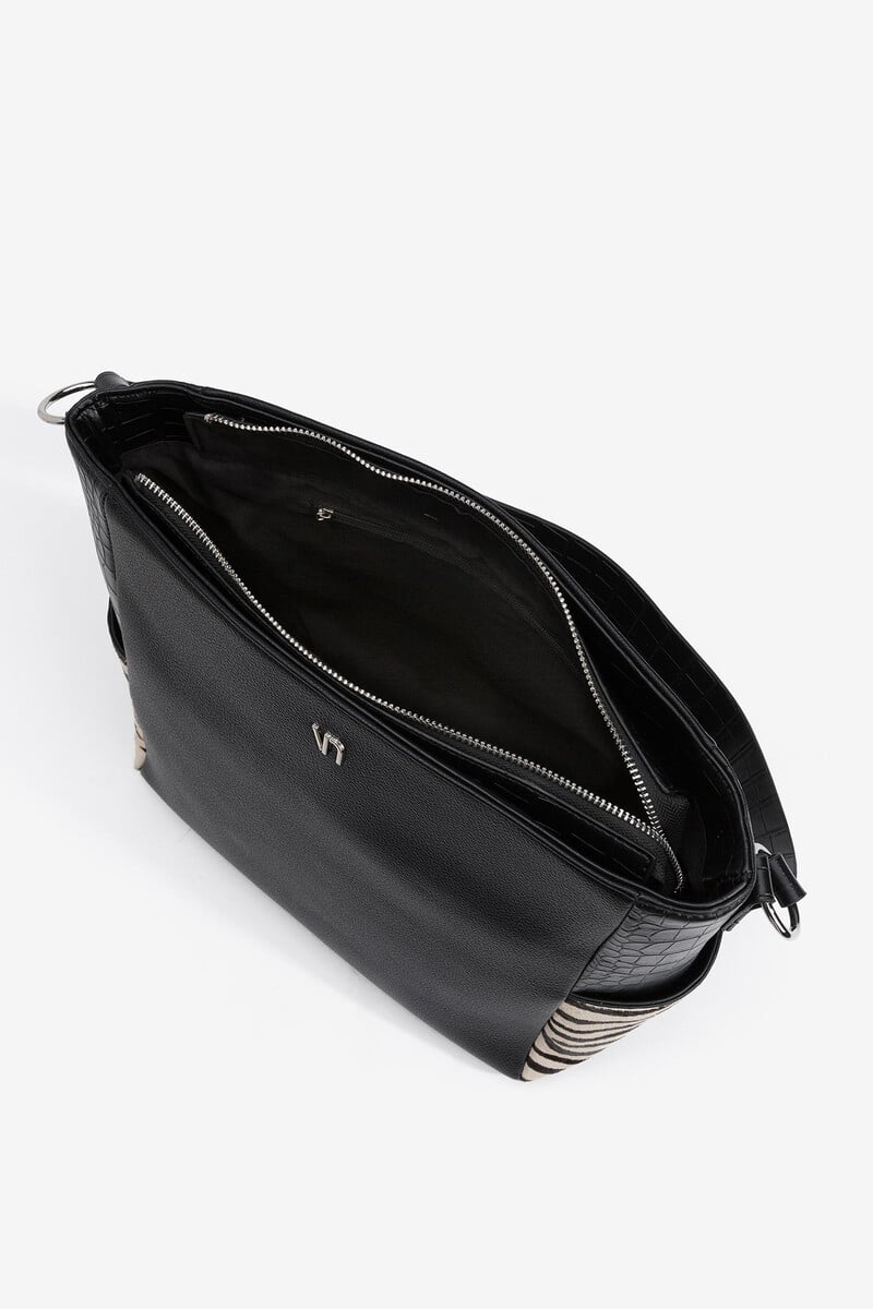 Cortefiel Bolso De Hombro De Piel