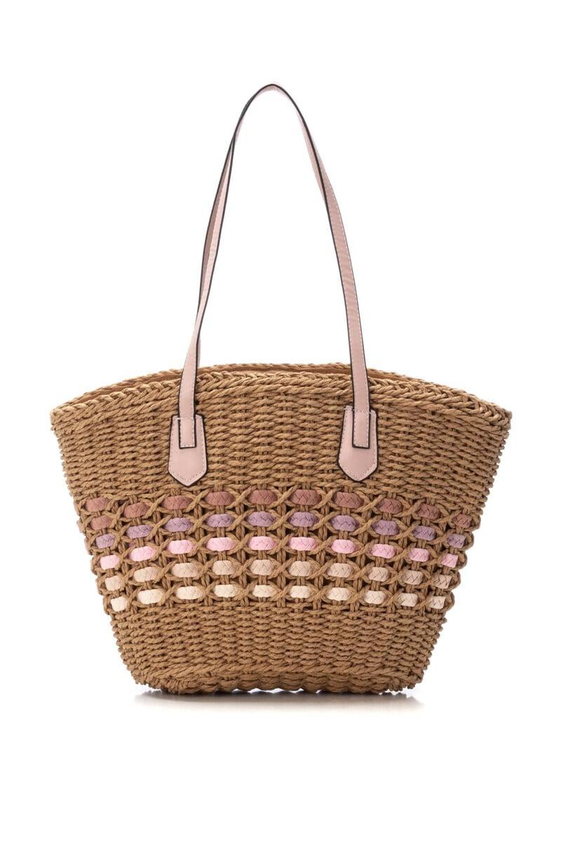 Cortefiel Bolso De Rafia Cesta