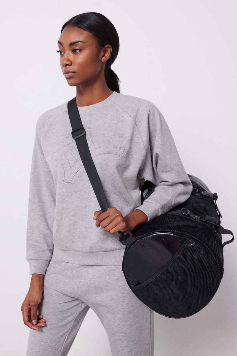 Cortefiel Bolso deporte 'bowling' negro