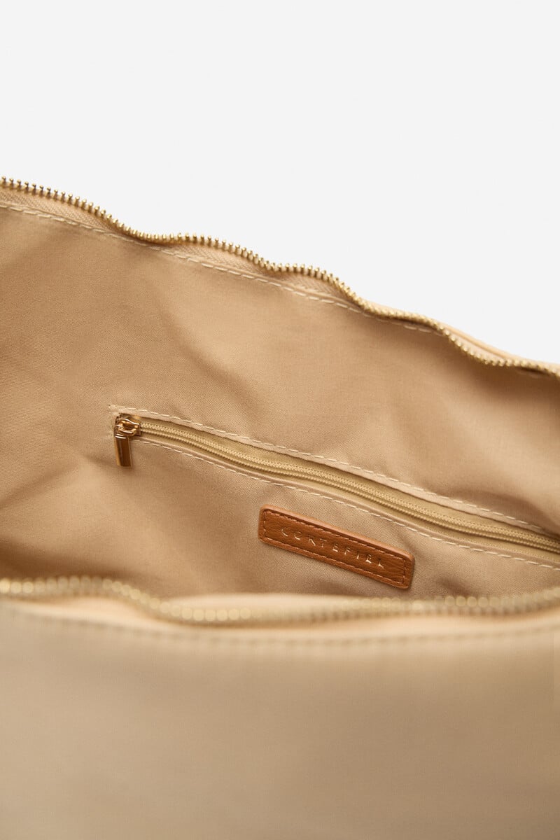 Cortefiel Bolso Hobo Nylon