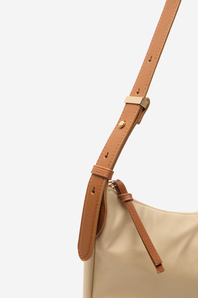 Cortefiel Bolso Hobo Nylon