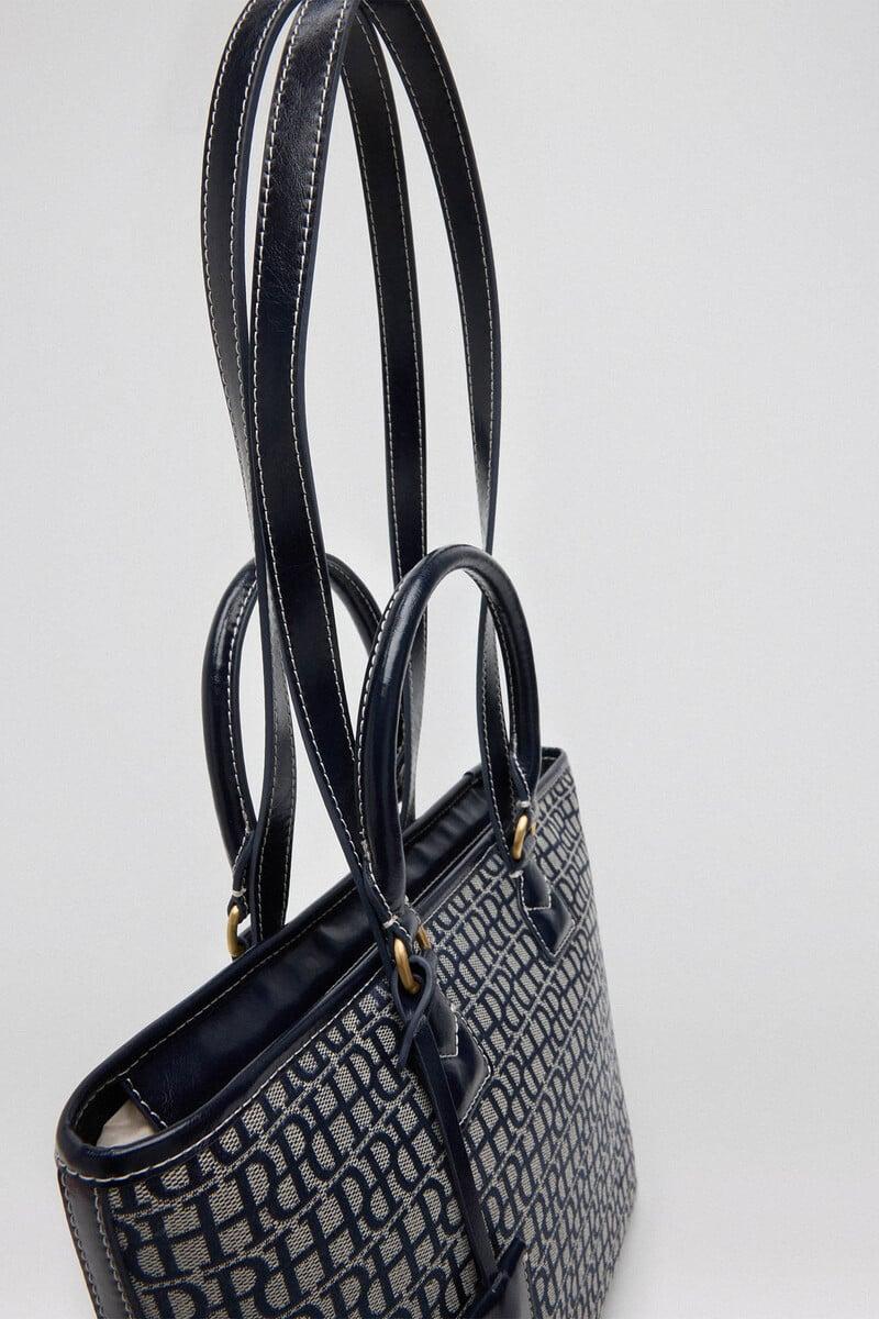 Cortefiel Bolso Mini Shopper Logo