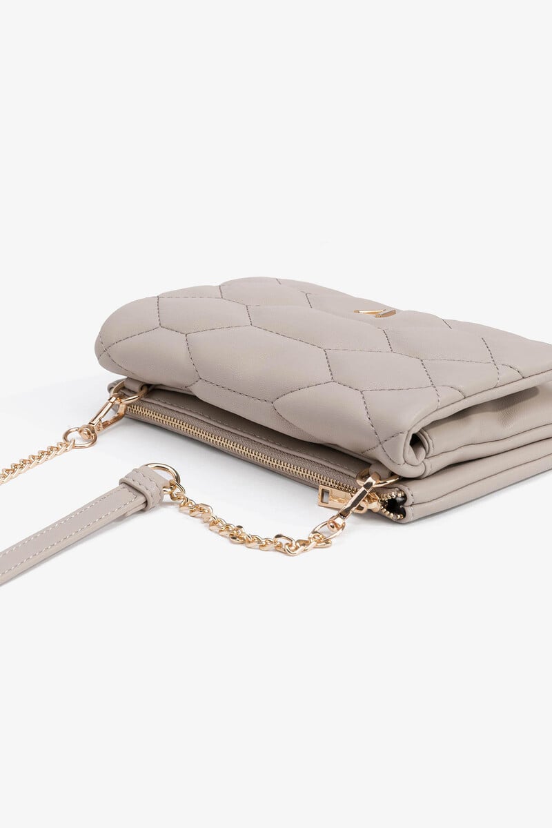 Cortefiel Bolso Rectangular Acolchoado Efecto Piel