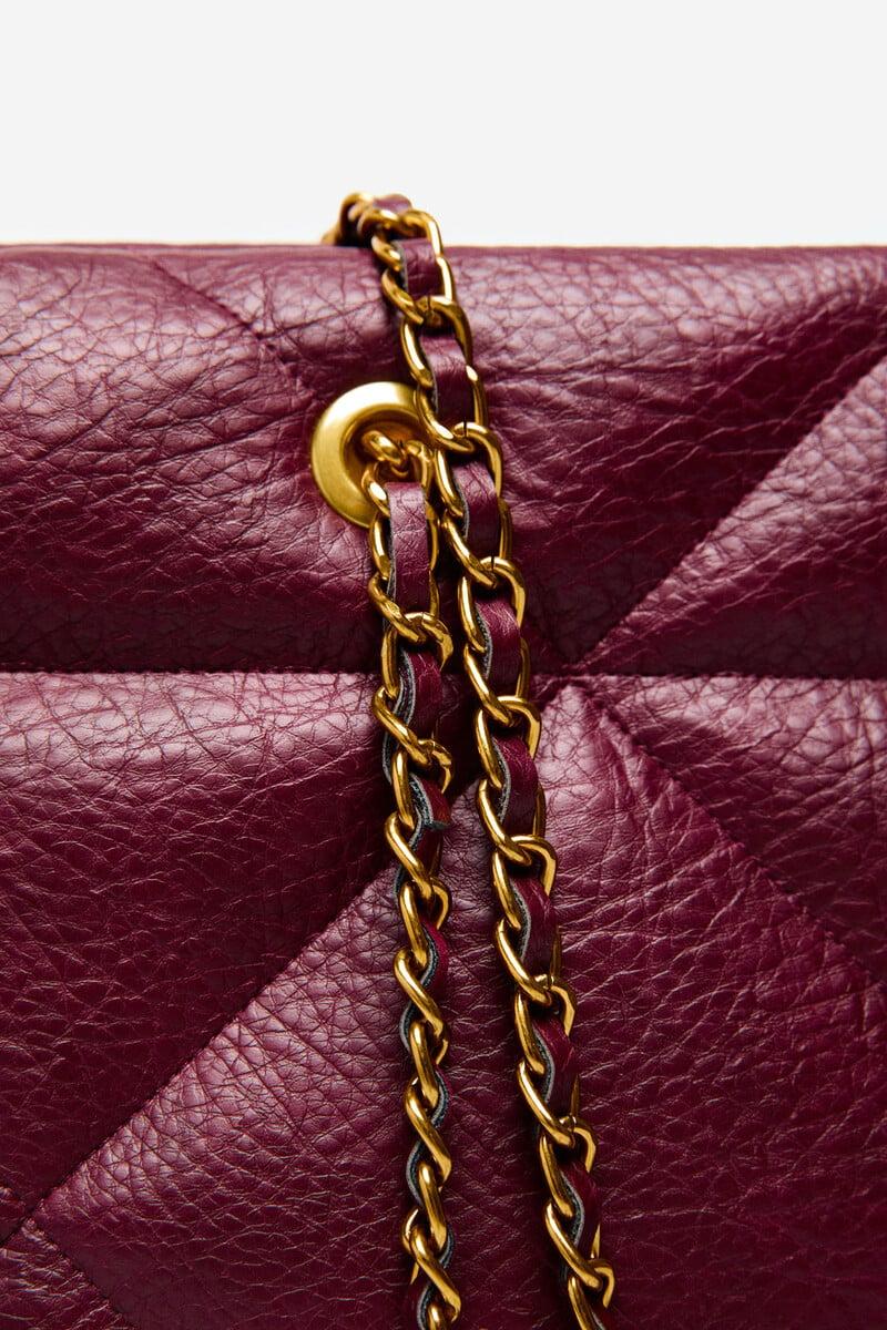 Cortefiel Bolso Shopper Acolchado Cadenas