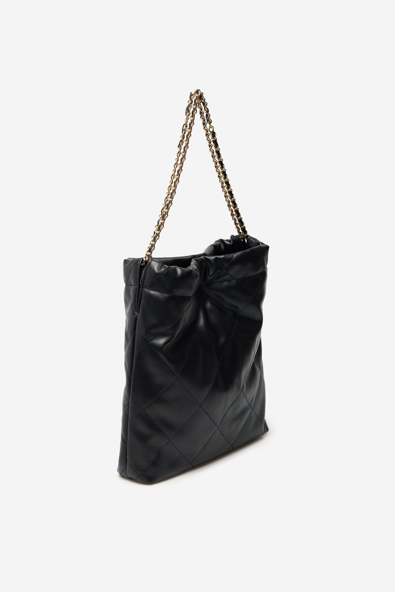 Cortefiel Bolso Shopper Acolchado Cadenas