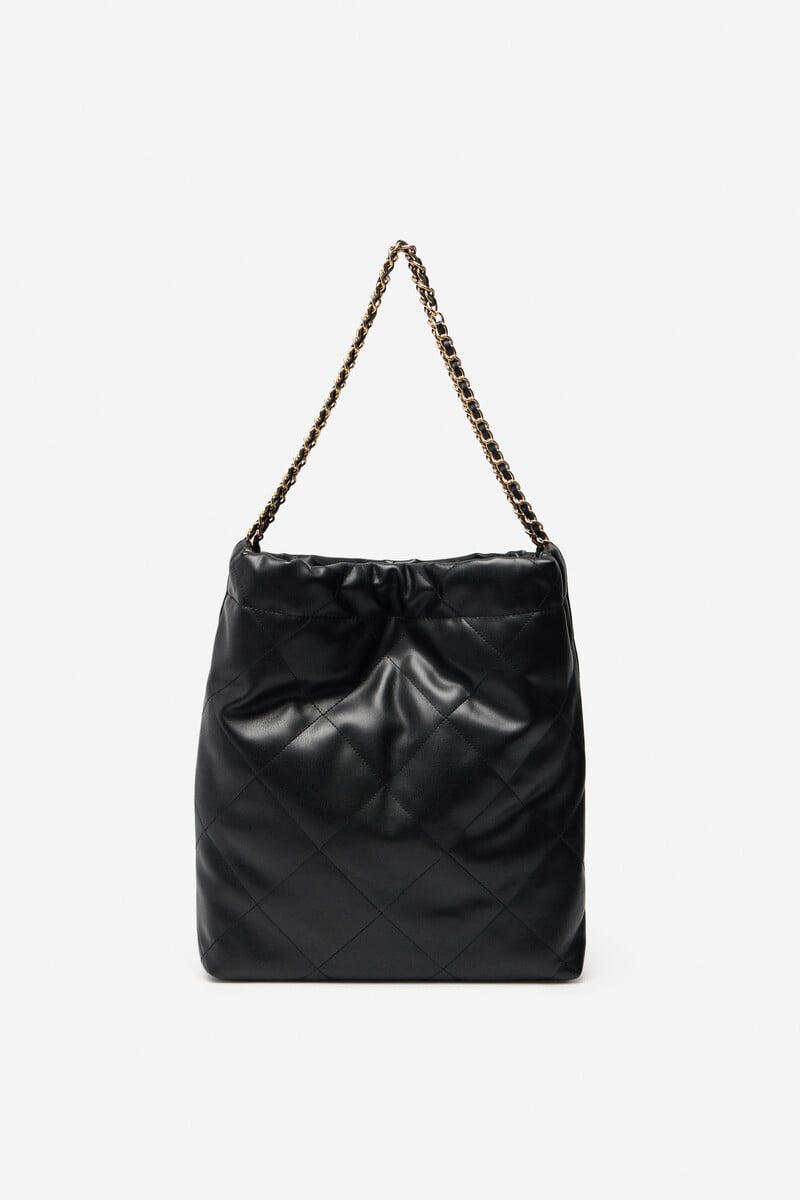 Cortefiel Bolso shopper acolchado cadenas