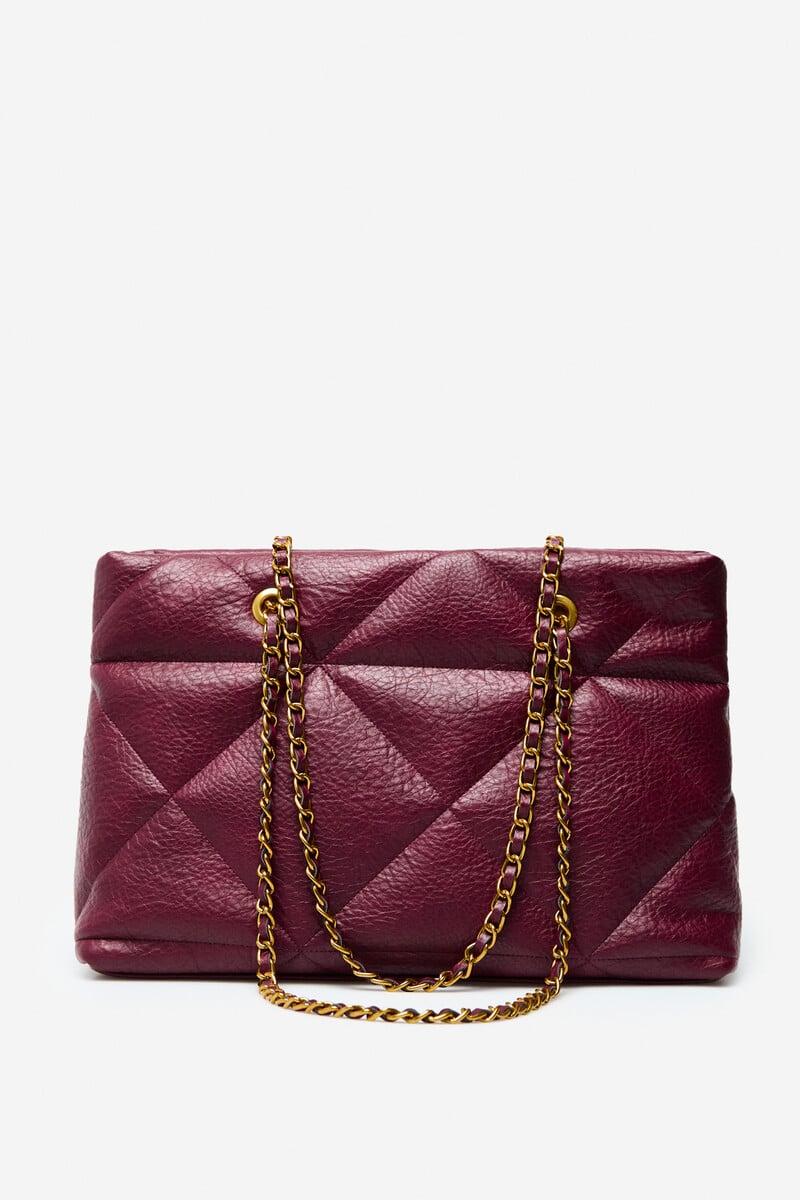 Cortefiel Bolso shopper acolchado cadenas