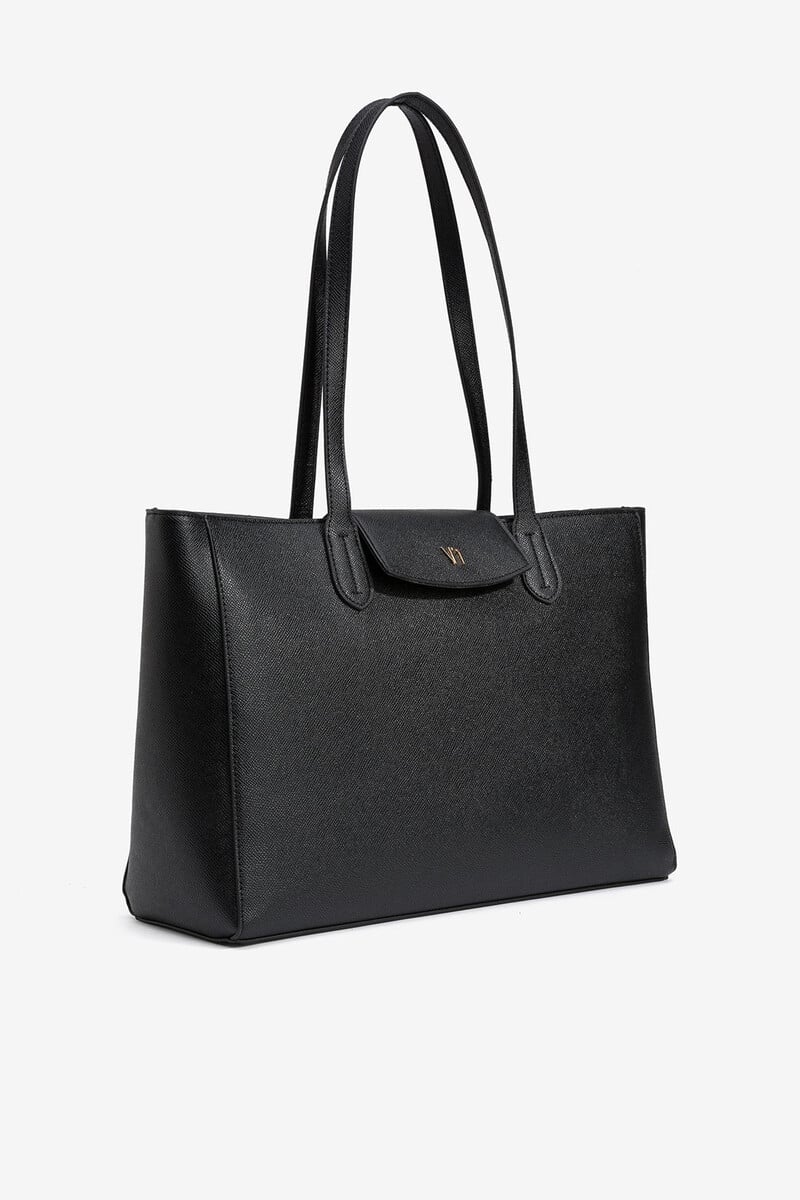 Cortefiel Bolso Shopper Con Solapa