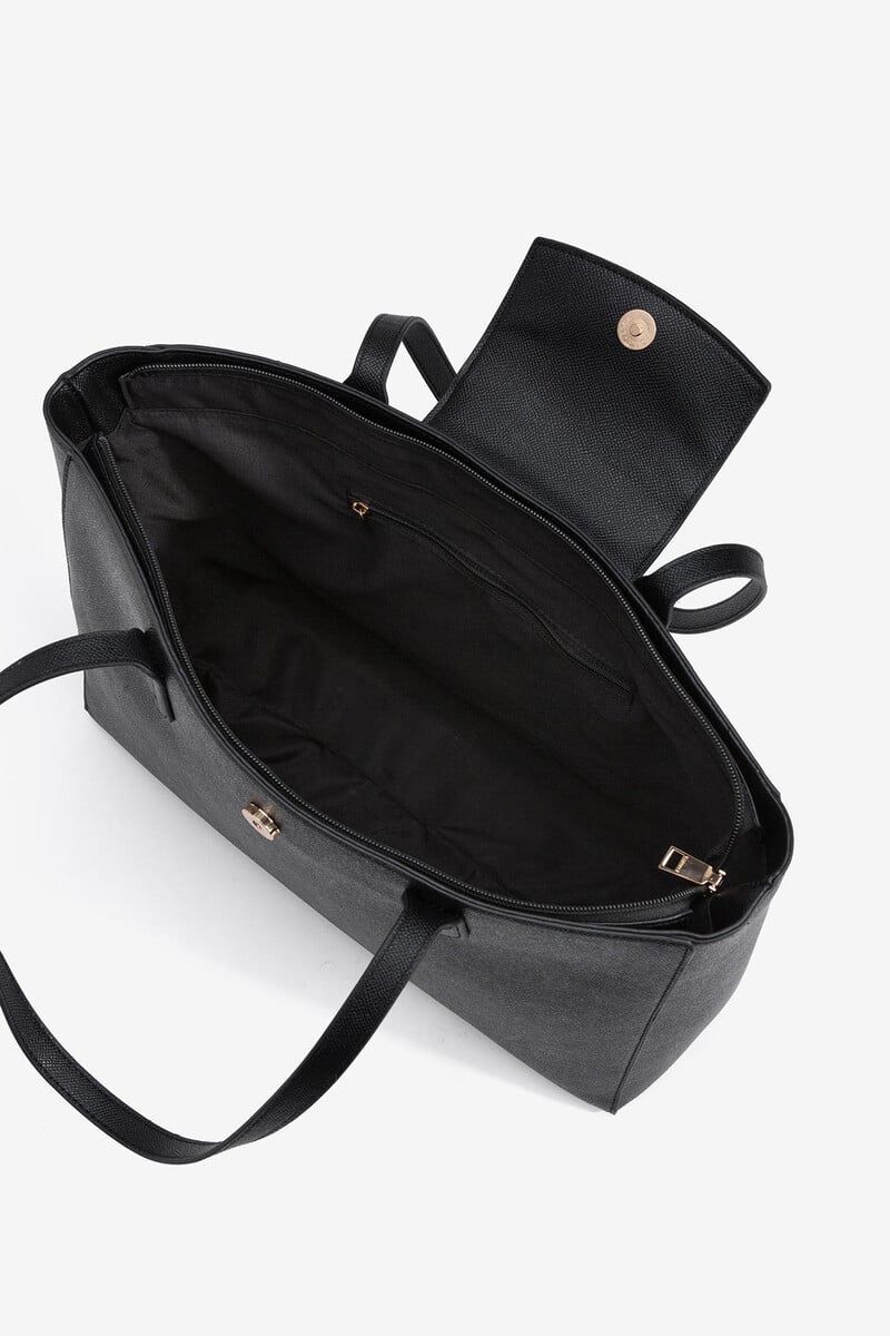 Cortefiel Bolso Shopper Con Solapa