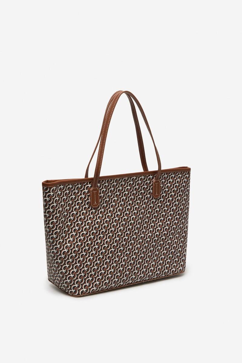 Cortefiel Bolso Shopper Monograma