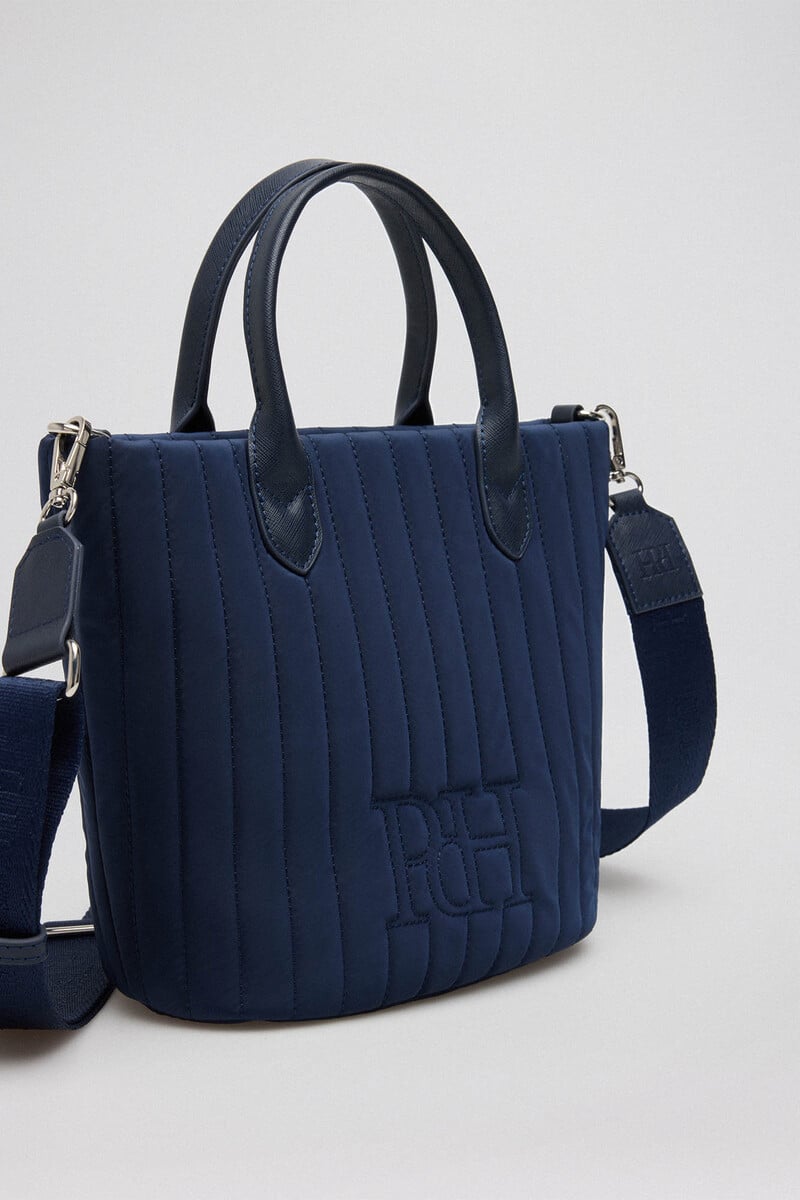 Cortefiel Bolso Tote Midi Nylon