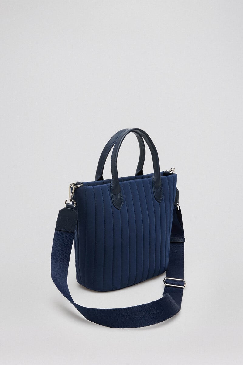 Cortefiel Bolso Tote Midi Nylon
