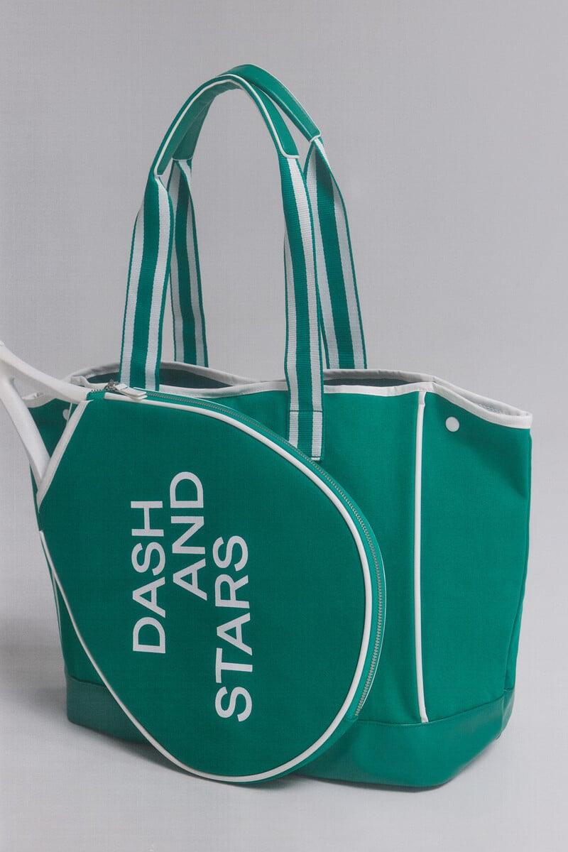 Cortefiel Bolso tote pádel verde