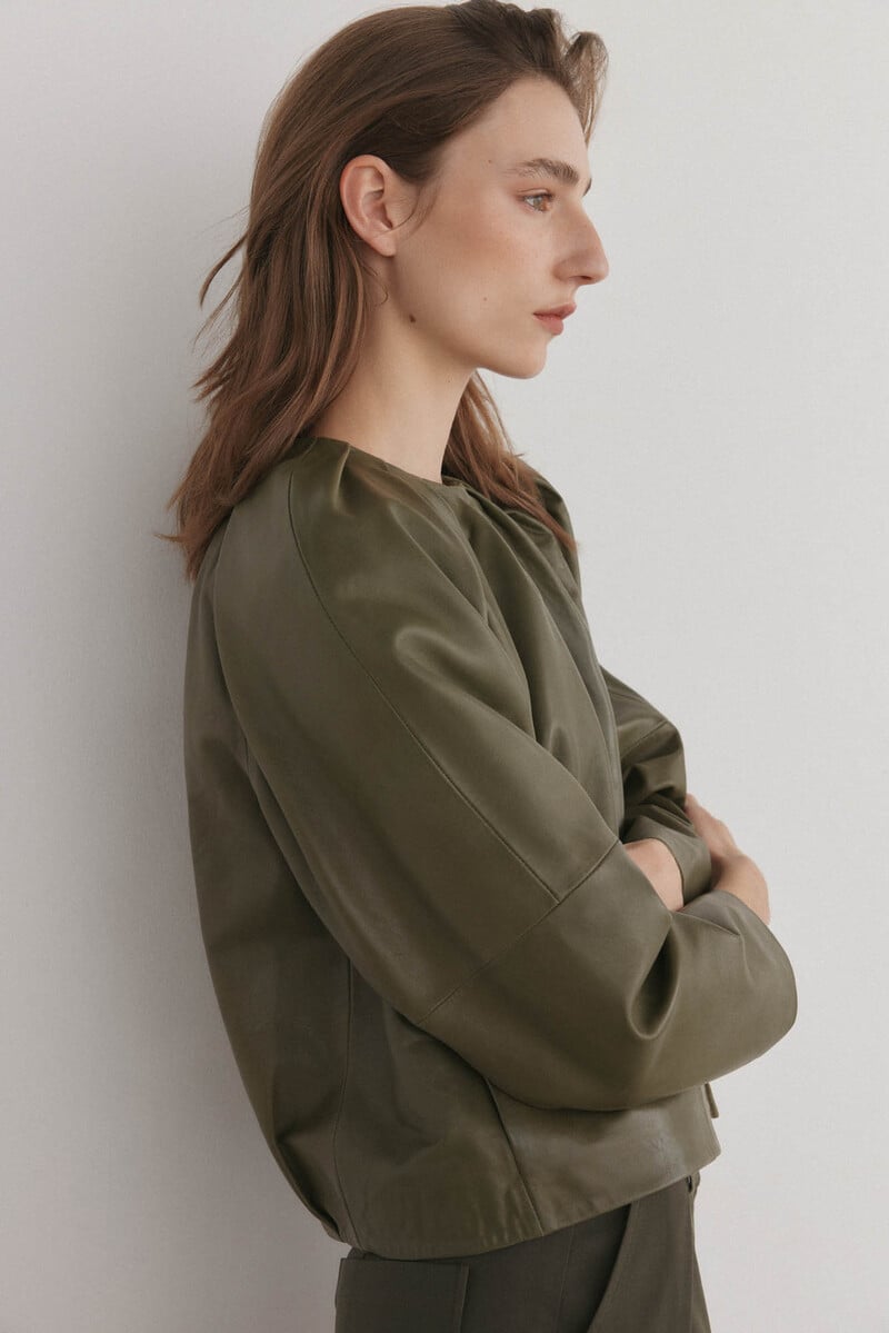 Cortefiel Bomber soft piel