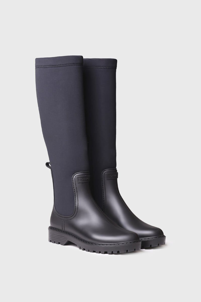 Cortefiel Bota Alta De Agua Para Mujer