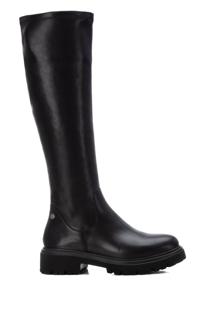 Cortefiel Bota motorista elastica caña alta