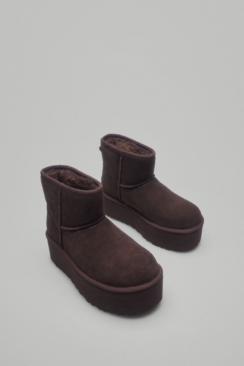 Cortefiel Bota Mujer Platafoma
