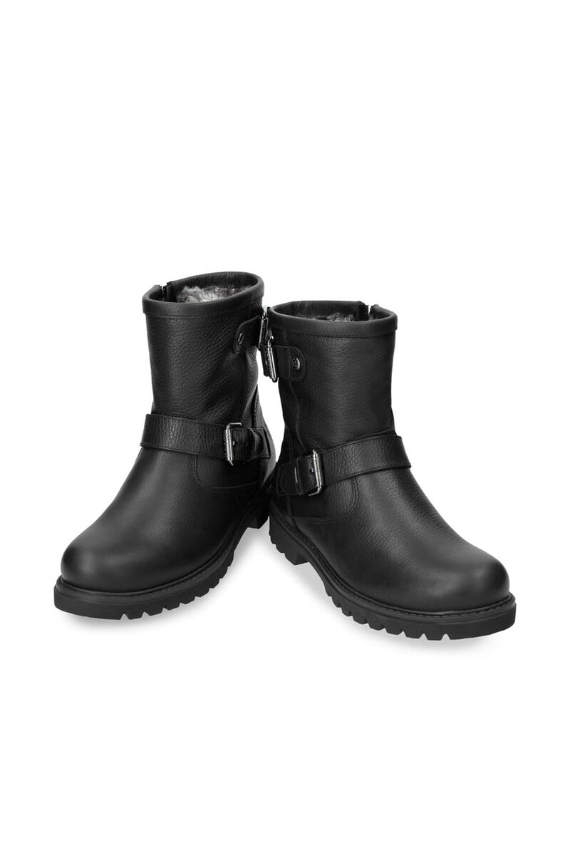 Cortefiel Botas De Piel Con Forro Interior De Piel