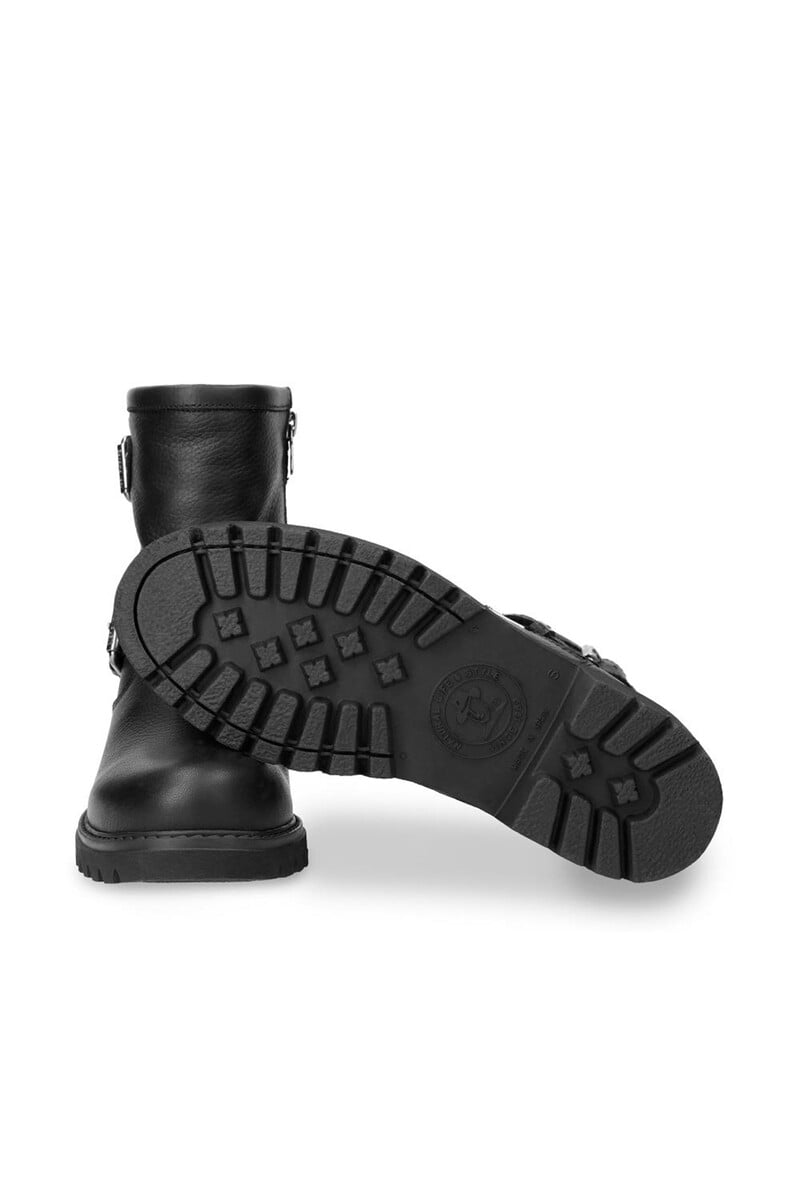 Cortefiel Botas De Piel Con Forro Interior De Piel