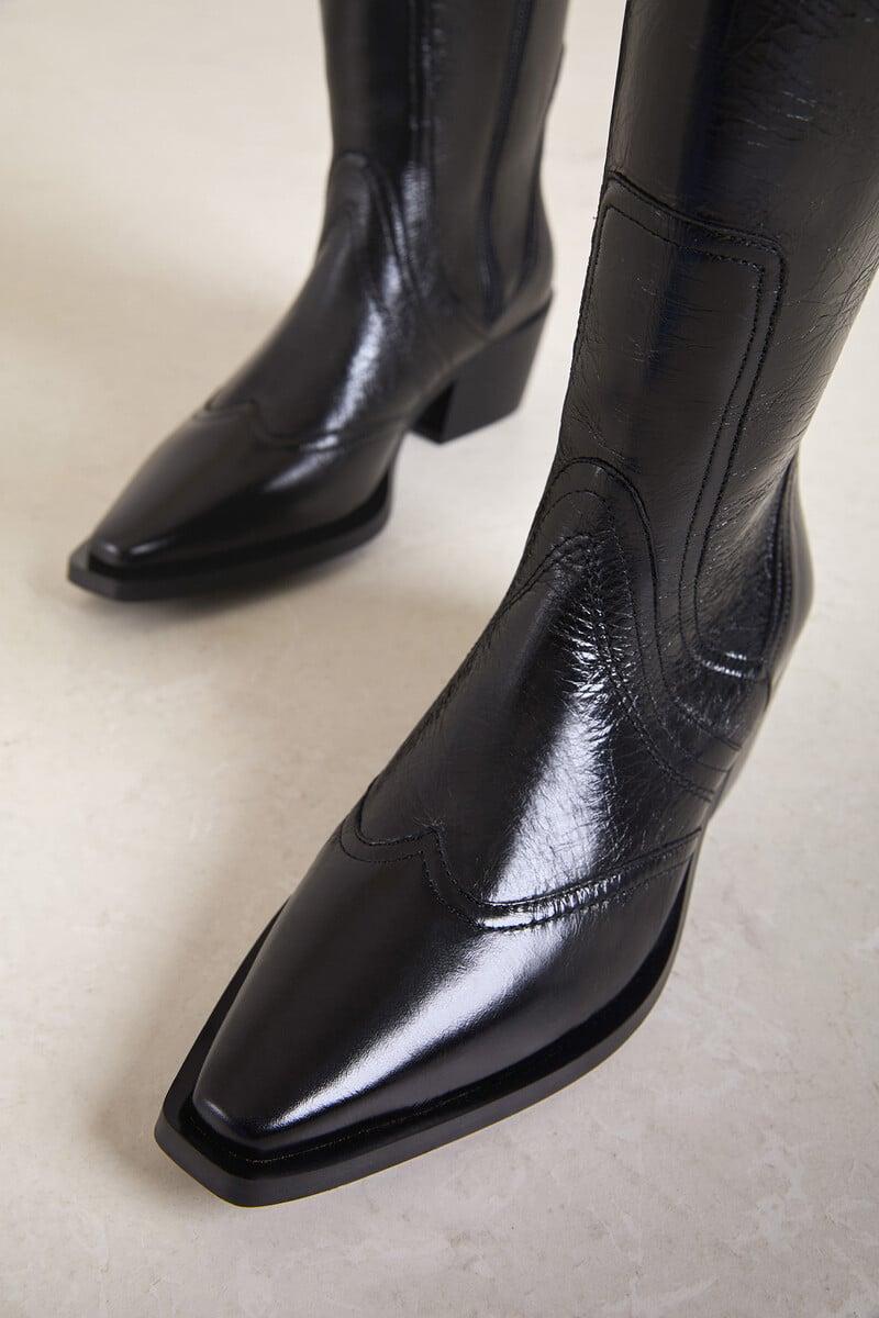 Cortefiel Botas De Piel Manuela