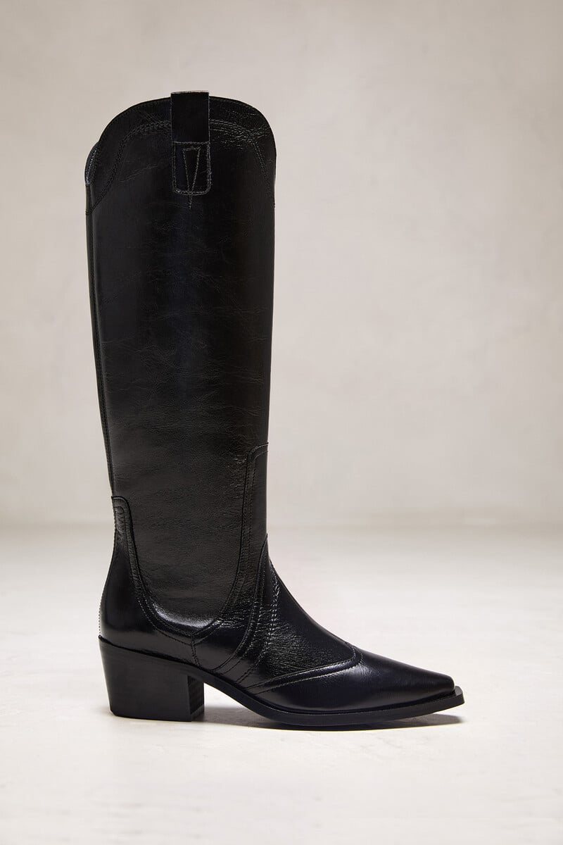 Cortefiel Botas De Piel Manuela