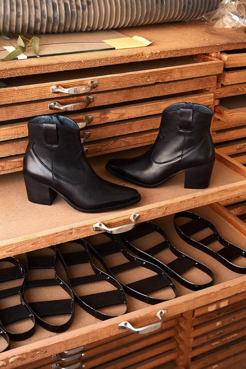 Cortefiel Botines De Piel Agustina