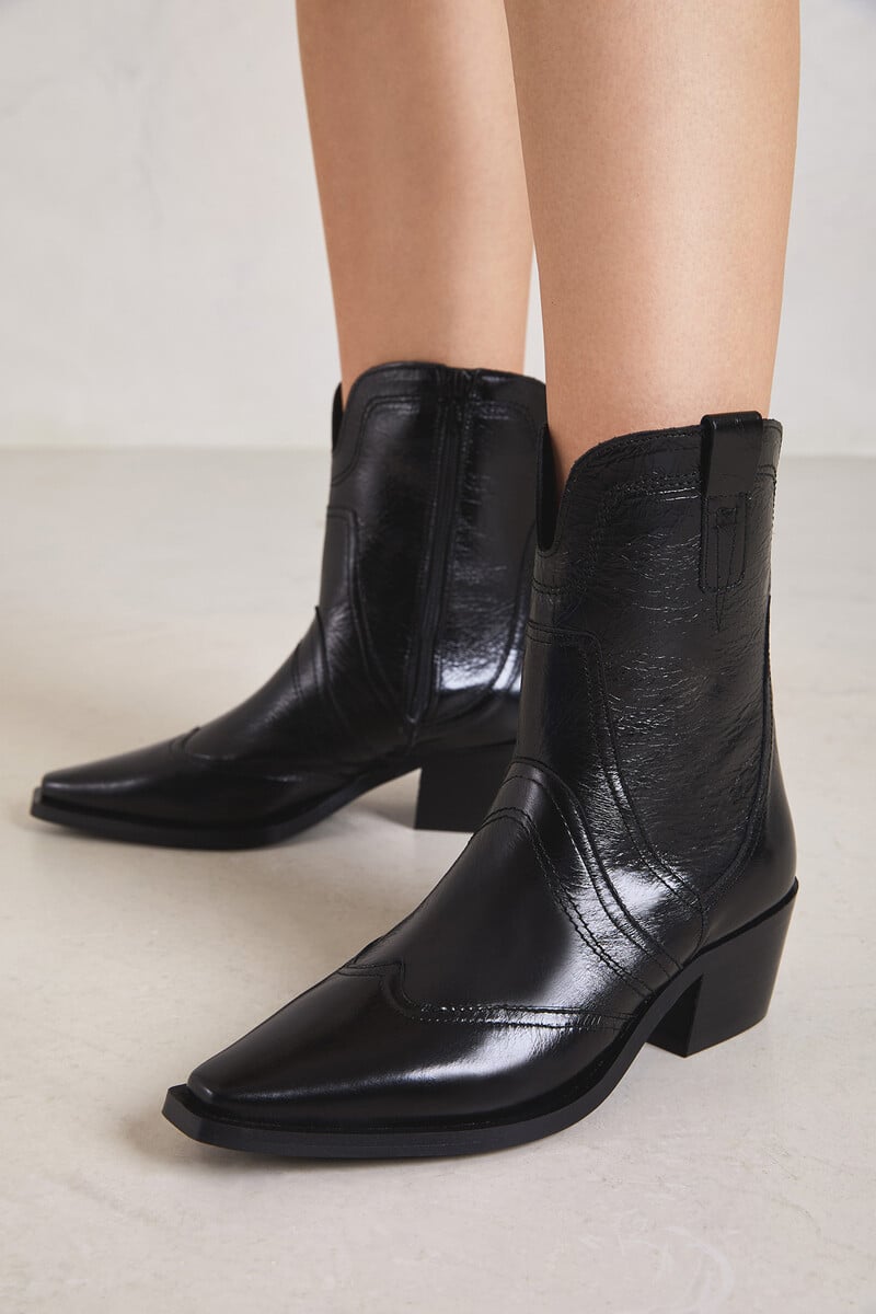 Cortefiel Botines De Piel Victoria