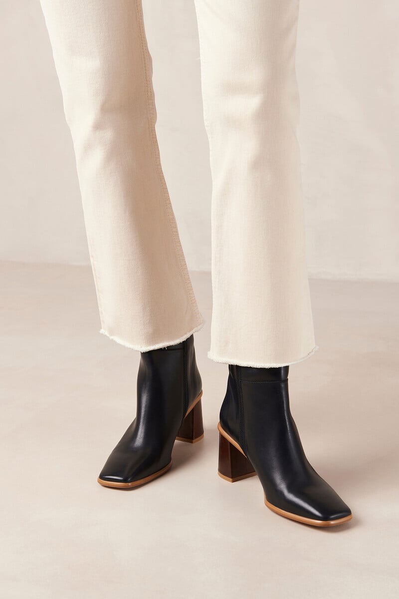 Cortefiel Botines de piel West Vintage