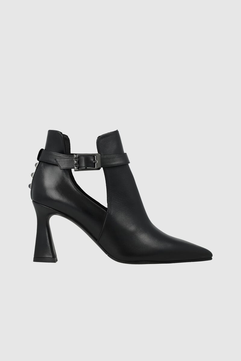 Cortefiel Botines de tacón en piel