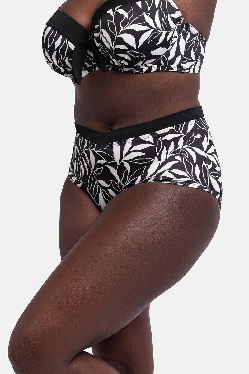 Cortefiel Braga Alta Estampado Negro