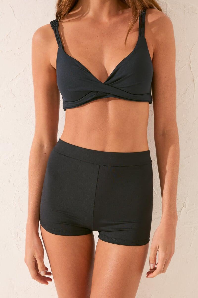 Cortefiel Braga Bikini Boxer Negro