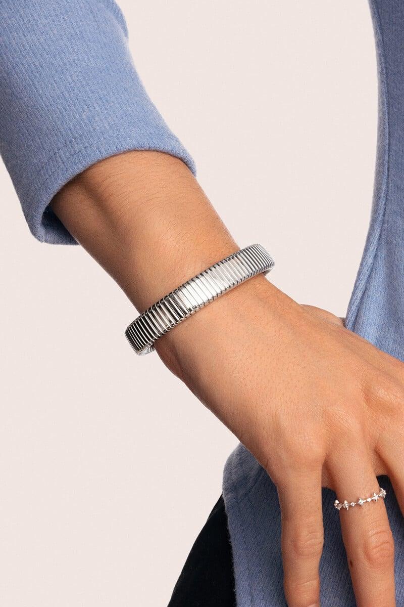 Cortefiel Brazalete Big Belt Acero